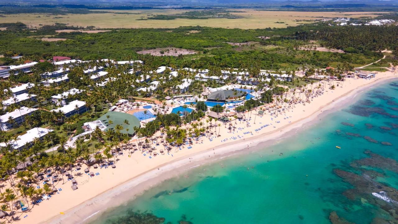 그랜드 시레니스 푼타 카나 리조트 카지노 앤 아쿠아게임스 - 올 인클루시브 Uvero Alto 외부 사진 Aerial view of Iberostar Grand Paradies